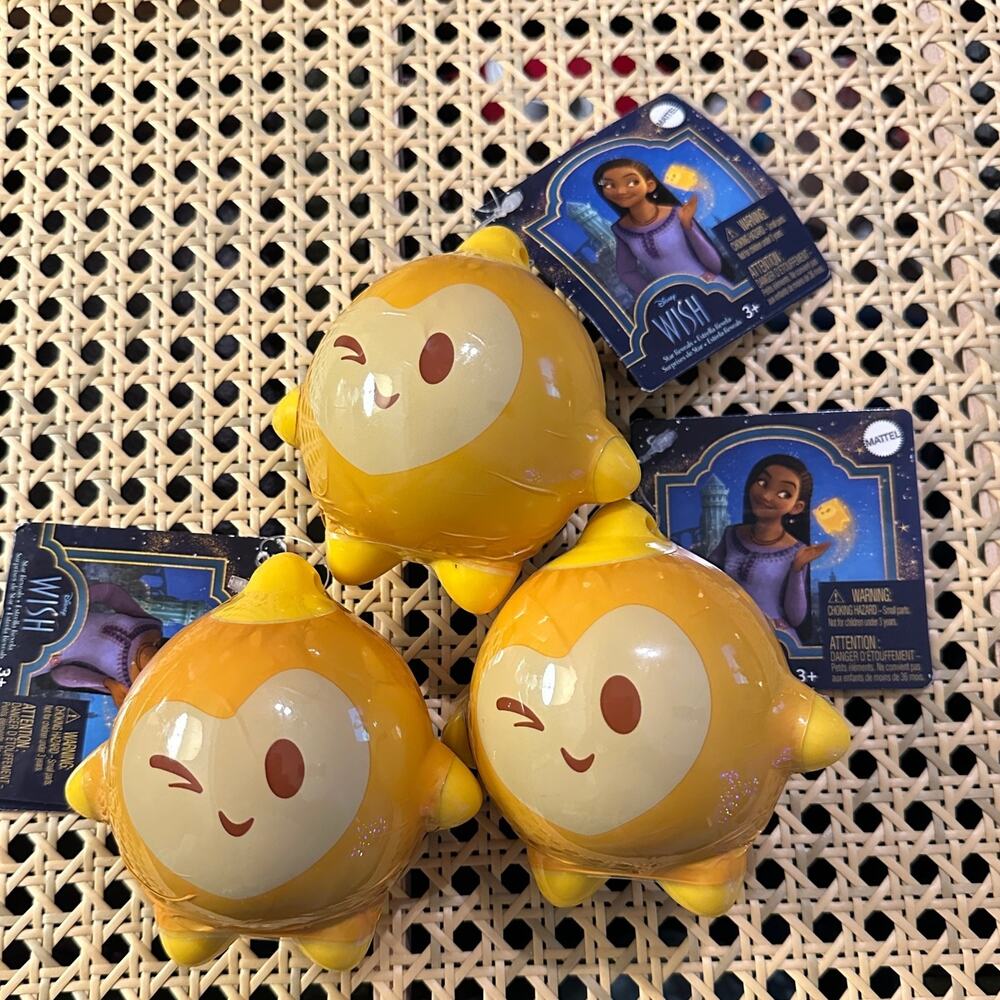 NWT Disney’s Wish Movie Star Reveals Surprise Collectible Doll Figure LOT OF 3